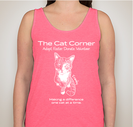 The Cat Corner // Making a Difference One Cat at a Time Fundraiser - unisex shirt design - front