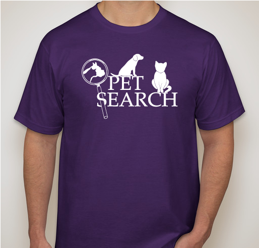 Pet Search T-shirt Fundraiser Fundraiser - unisex shirt design - front