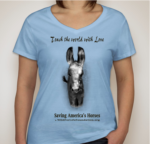 Wild For Life Foundation Charity Saving America's Horses - Hope Tees For Horses Fundraiser - unisex shirt design - front