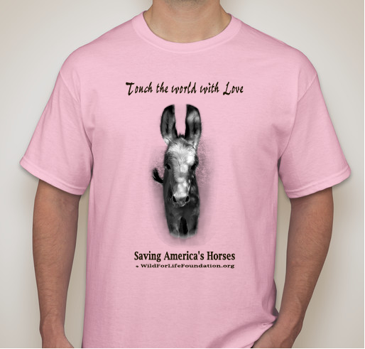 Wild For Life Foundation Charity Saving America's Horses - Hope Tees For Horses Fundraiser - unisex shirt design - front