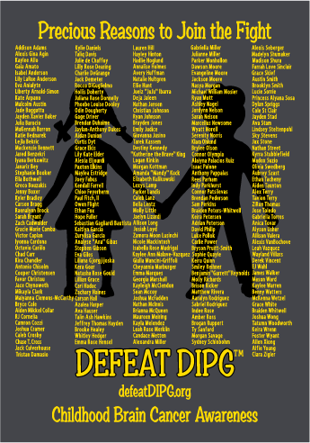Ask Me About DIPG shirt design - zoomed