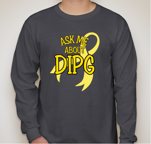 Ask Me About DIPG Fundraiser - unisex shirt design - front