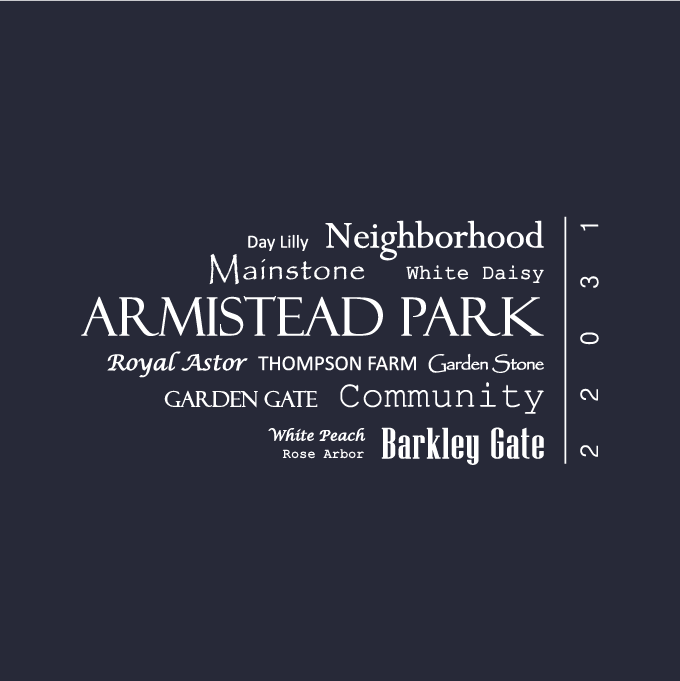 Armistead Park shirt design - zoomed