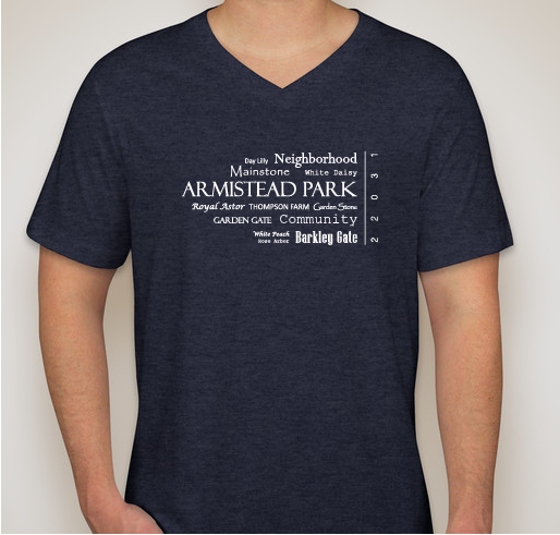 Armistead Park Fundraiser - unisex shirt design - front