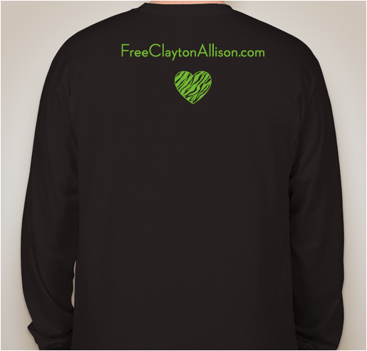Free Clayton Allison - Scales 2 Fundraiser - unisex shirt design - back