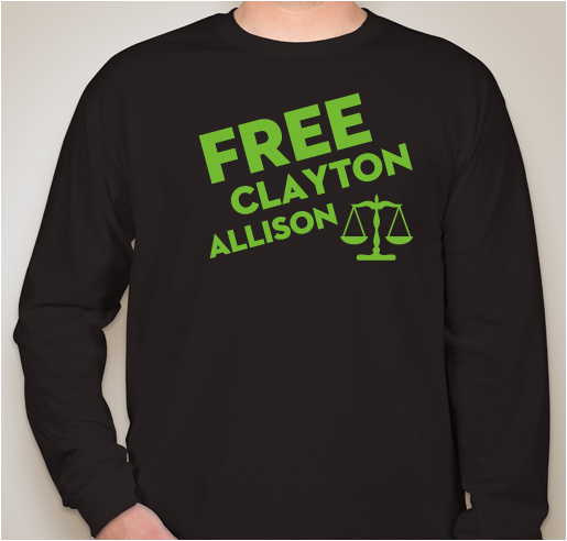 Free Clayton Allison - Scales 2 Fundraiser - unisex shirt design - small