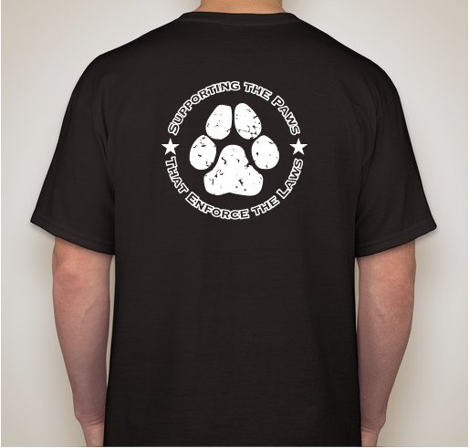 Millbury Police K9 Unit Fundraiser Fundraiser - unisex shirt design - back