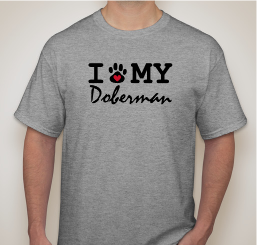 Atlanta Doberman Pinscher Rescue Fundraiser - unisex shirt design - front
