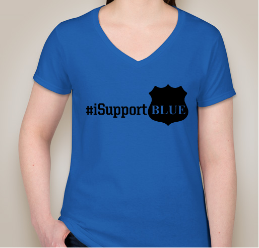 #iSupportBlue Fundraiser - unisex shirt design - front