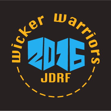 JDRF - Wicker Warriors shirt design - zoomed
