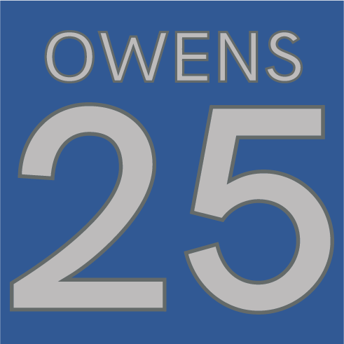 Team Owens - Pee Wee Squad Travel shirt design - zoomed