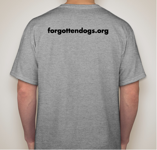 Forgotten Dogs of the 5th Ward Project Fundraiser - unisex shirt design - back
