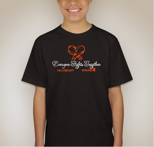 Lilly's fight against leukemia Round 2 Fundraiser - unisex shirt design - back