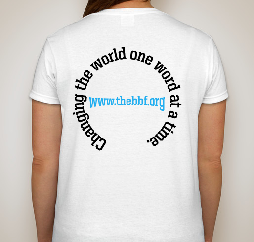 The Book Bank Foundation: Shirts for A Mission Fundraiser - unisex shirt design - back