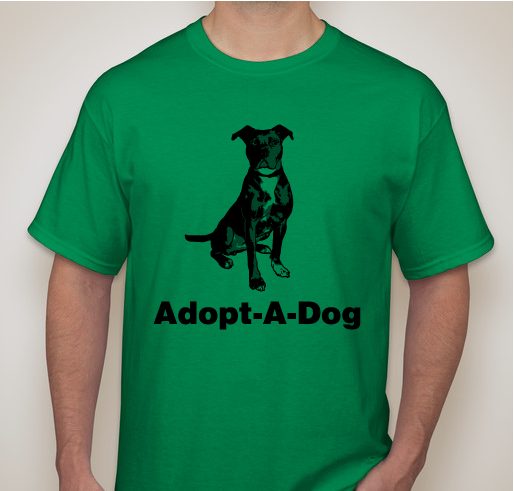 Adopt-A-Dog Fundraiser - unisex shirt design - front