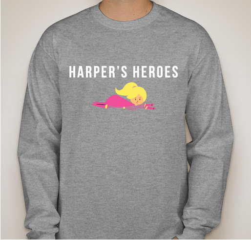 Help Harper Hear Fundraiser - unisex shirt design - front