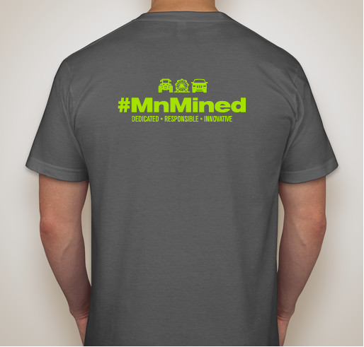 #MNMined Fundraiser - unisex shirt design - back