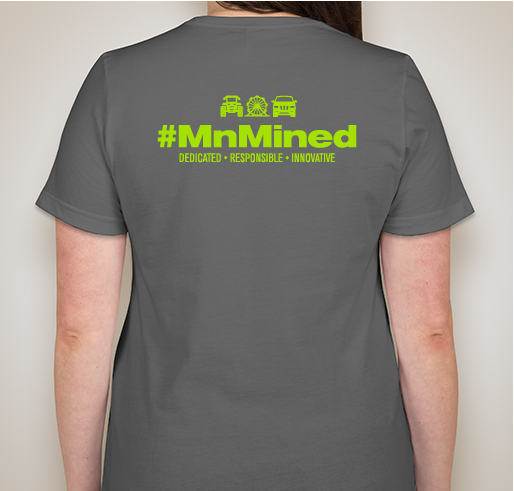 #MNMined Fundraiser - unisex shirt design - back