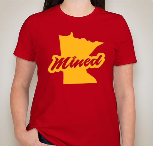 #MNMined Fundraiser - unisex shirt design - front