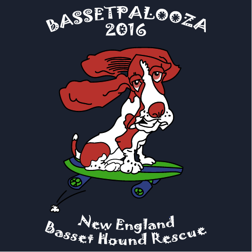 Bassetpalooza 2016 T-shirts shirt design - zoomed