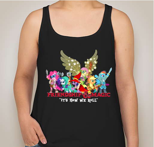 My Little Pony -Dungeons & Dragons T-Shirt Fundraiser - unisex shirt design - front