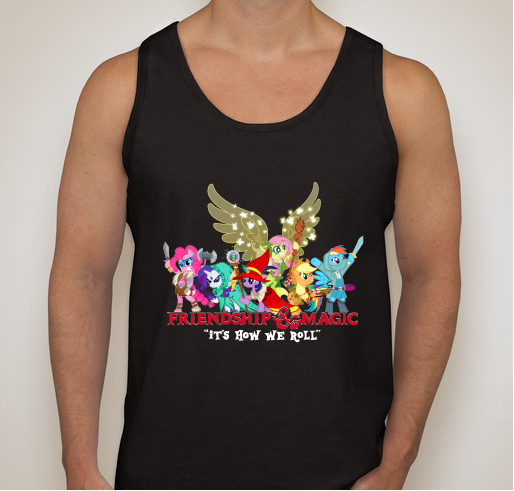 My Little Pony -Dungeons & Dragons T-Shirt Fundraiser - unisex shirt design - front