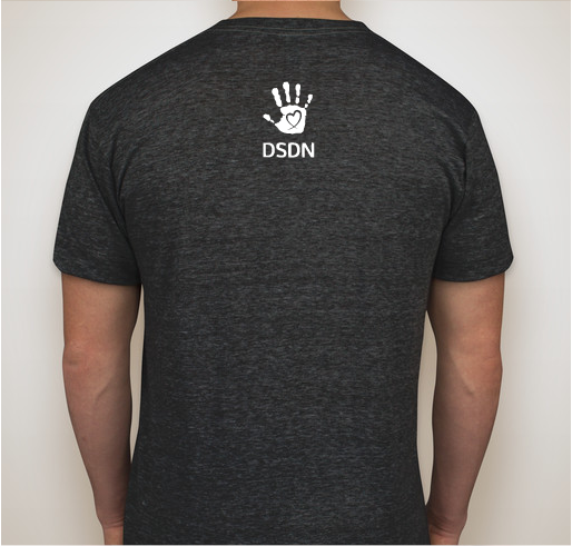 DSDN Rock the 21 Fundraiser - unisex shirt design - back