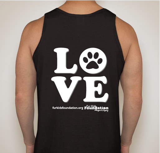 Fur Kids Foundation Love Fundraiser - unisex shirt design - back