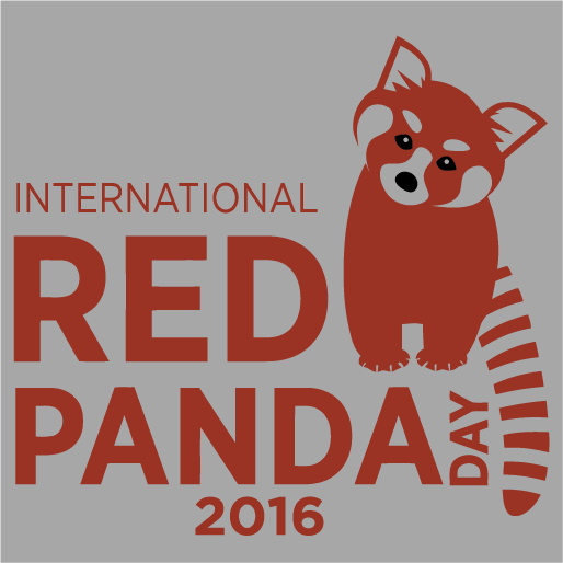 International Red Panda Day shirt design - zoomed
