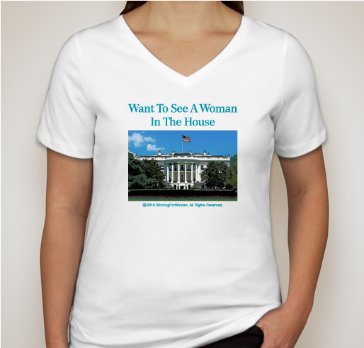 VOTE "HER" IN Fundraiser - unisex shirt design - front