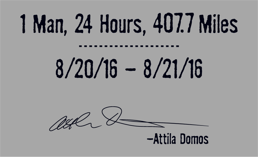 Attila's 24-hour Record-Breaking Handcycling Event! shirt design - zoomed