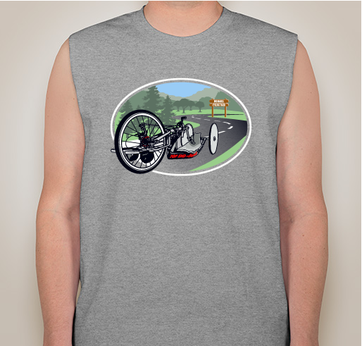 Attila's 24-hour Record-Breaking Handcycling Event! Fundraiser - unisex shirt design - front