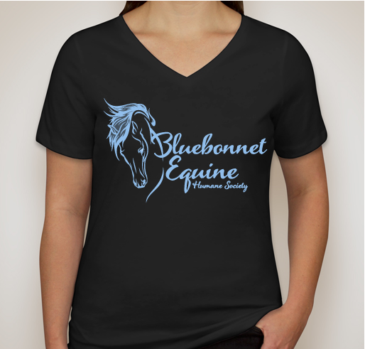 Bluebonnet Equine Humane Society T-Shirt Fundraiser - unisex shirt design - front