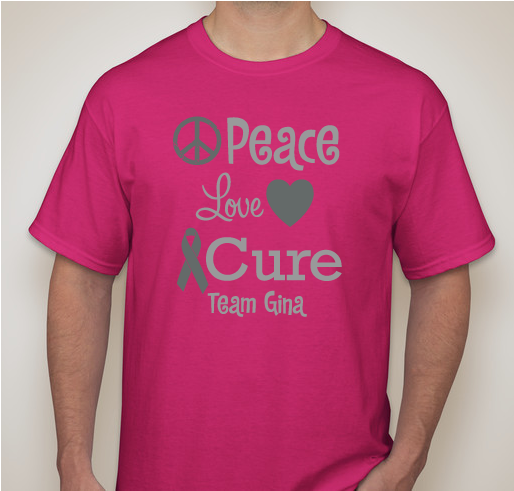 Team Gina Fundraiser - unisex shirt design - front