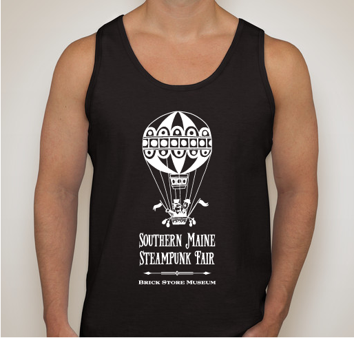 Southern Maine Steampunk Fair Fundraiser - unisex shirt design - front