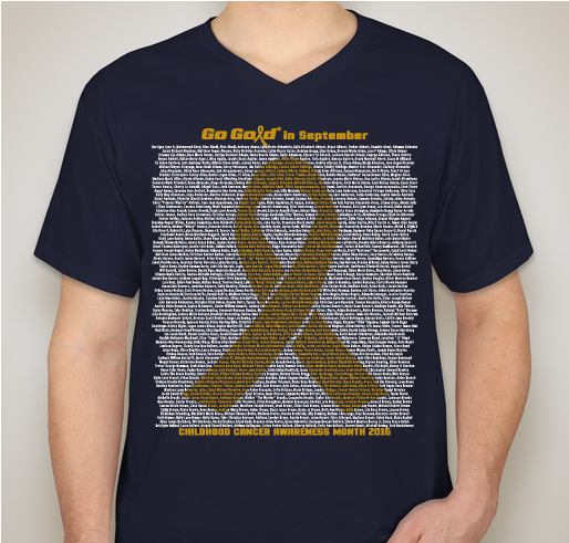 2016 ACCO Go Gold Shirt 1 Fundraiser - unisex shirt design - front