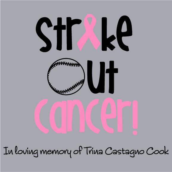 Trina Castagno Cook Strike out cancer Custom Ink Fundraising تلوين بالارقام