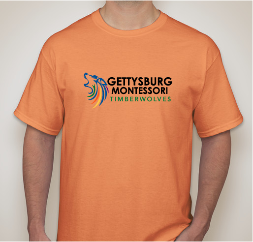 Gettysburg Montessori Charter School School Spirit Wear Fundraiser - unisex shirt design - front