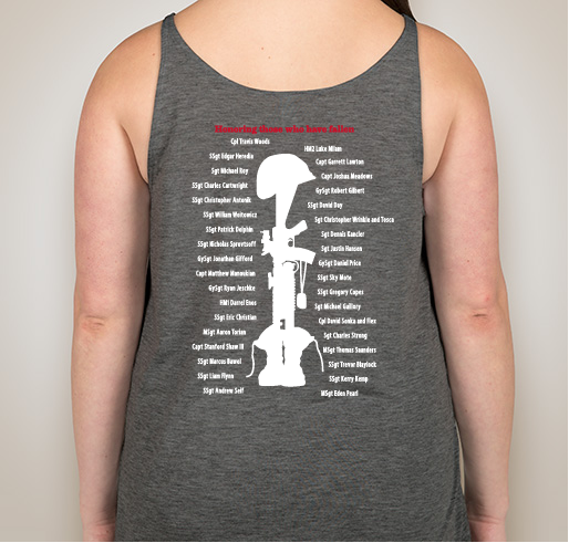 MARSOC Foundation - T-Shirts Fundraiser - unisex shirt design - back