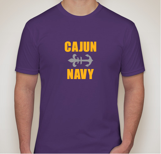 CAJUN NAVY T-SHIRT - Flood Relief! Fundraiser - unisex shirt design - front