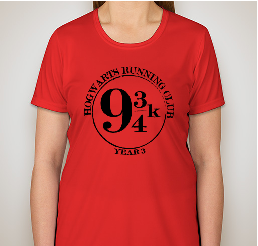 Platform 9 3/4k - Year Three Fundraiser - unisex shirt design - front