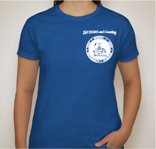 Knightsen School District Celebrates 150 years of excellence and the tradition continues. Fundraiser - unisex shirt design - front
