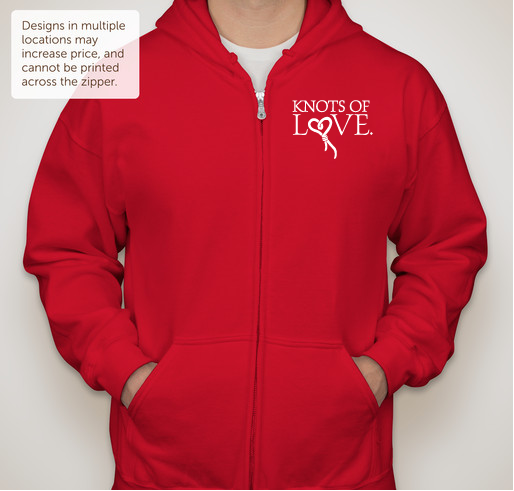 Knots of Love T-Shirts & Sweatshirts Fundraiser - unisex shirt design - front
