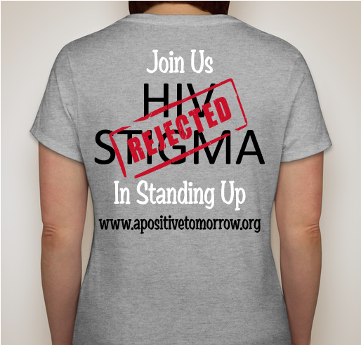 Reject Stigma Fundraiser - unisex shirt design - back