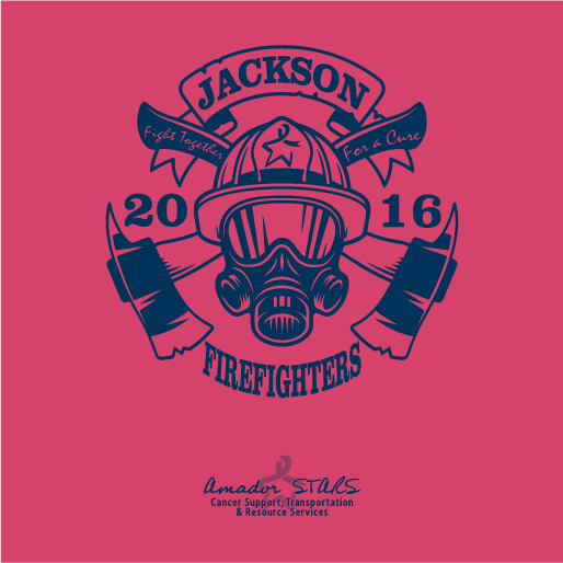 2016 Jackson Fire Department Pink Ribbon Project shirt design - zoomed