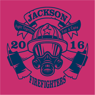2016 Jackson Fire Department Pink Ribbon Project shirt design - zoomed