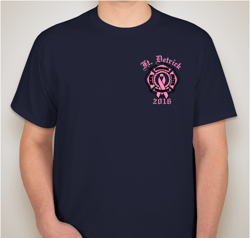 Firefighters For A Cure! Fundraiser - unisex shirt design - front