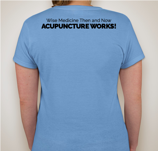 ACUPUNCTURE: THE BEST ANSWER FOR PAIN Fundraiser - unisex shirt design - back