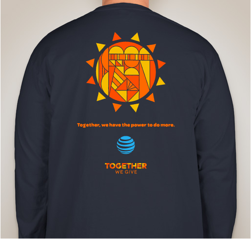 AT&T 2016 Employee Giving Campaign Fundraiser - unisex shirt design - back