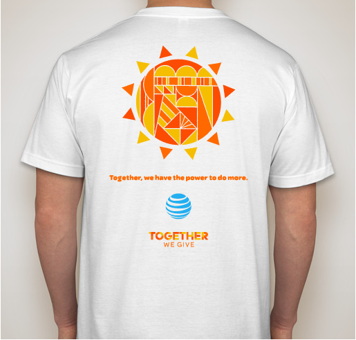 AT&T 2016 Employee Giving Campaign Fundraiser - unisex shirt design - back